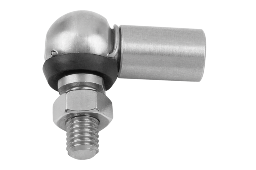 Angle joints stainless steel like  DIN 71802, Form CS with sealing cap
