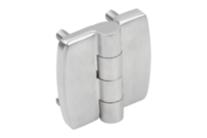 Hinges, stainless steel
with fastening screws