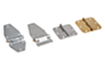 Strap hinges, steel or stainless steel