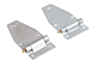 Charnière de fixation en acier ou en inox, forme B, bras raccourci