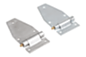 Strap hinges, steel or stainless steel, Form B, short leaf