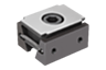 Wedge clamps, Form A, smooth jaw face
