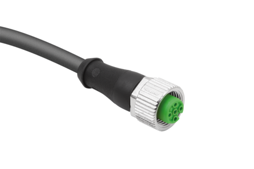 Connectors bushing M12x1, with screw lock, Style A, straight bushing