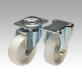 Swivel and fixed casters steel plate, heavy-duty version