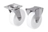 Swivel and fixed casters stainless steel, standard version