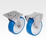Swivel and fixed castors stainless steel, for sterile areas