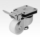 Elevating castors with integrated machine foot