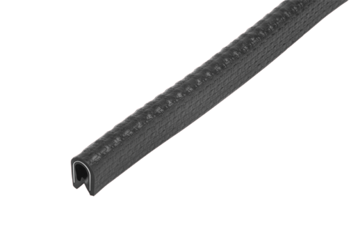 Edge protection profiles with steel retaining strip, Form A