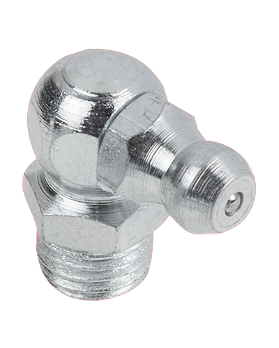 Grease nipples conical head DIN 71412, style C, 90°, hexagonal