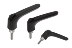 Adjustable handles ergonomic external thread