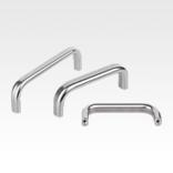 Pull Handles, stainless steel, round profile, metric