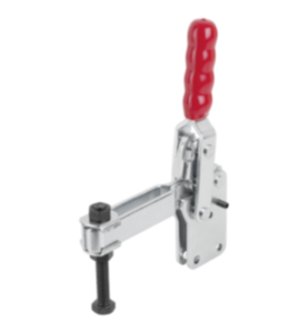 Vertical Clamps with straight foot and adjustable clamping spindle