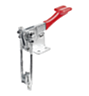 Toggle clamps latch vertical with catch plate