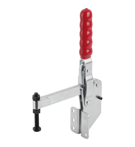 Vertical Clamps with angled foot and full holding arm