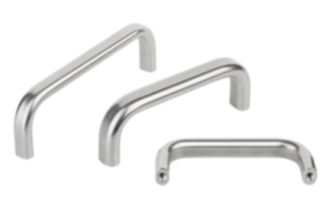 KIPP - Pull Handles, stainless steel, round profile, metric