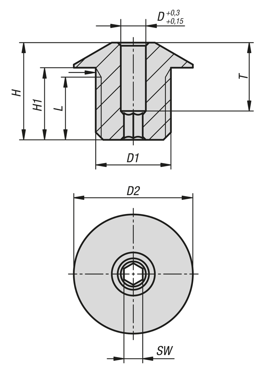 Positioning bushes for indexing plungers