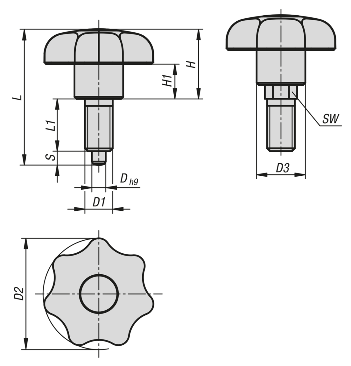 Indexing and clamping grip