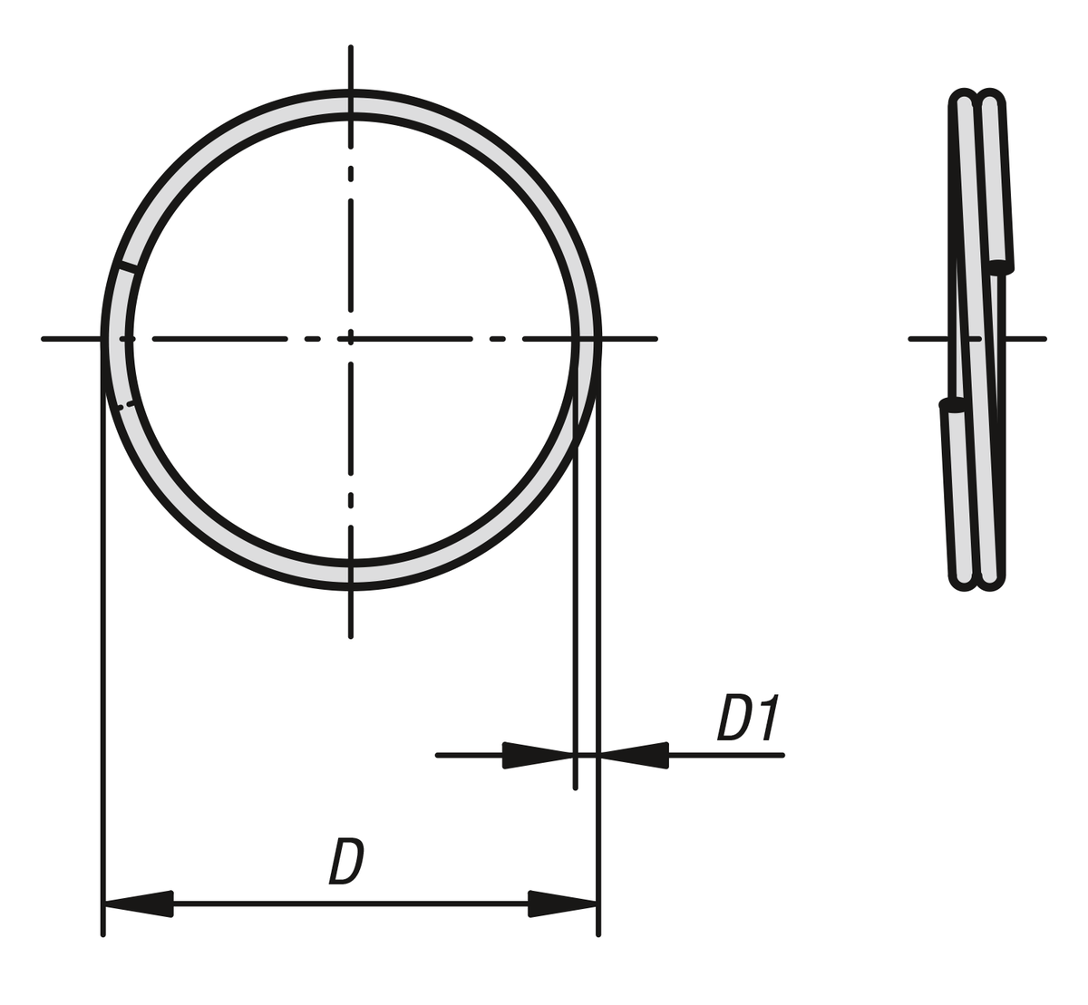 Pin Retaining Rings stainless steel