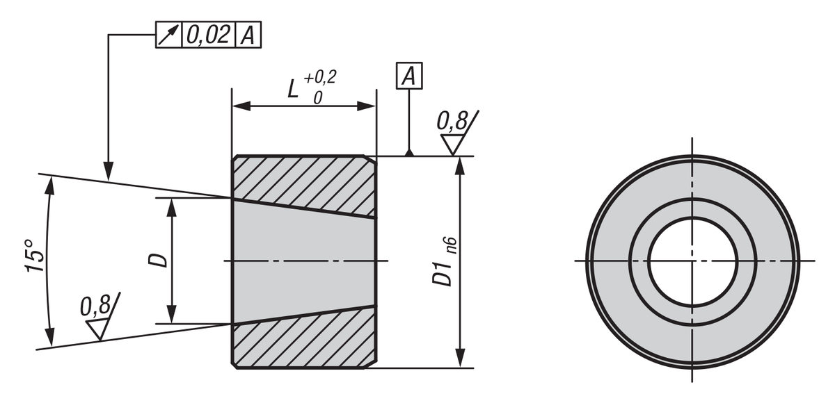 Tapered bushings