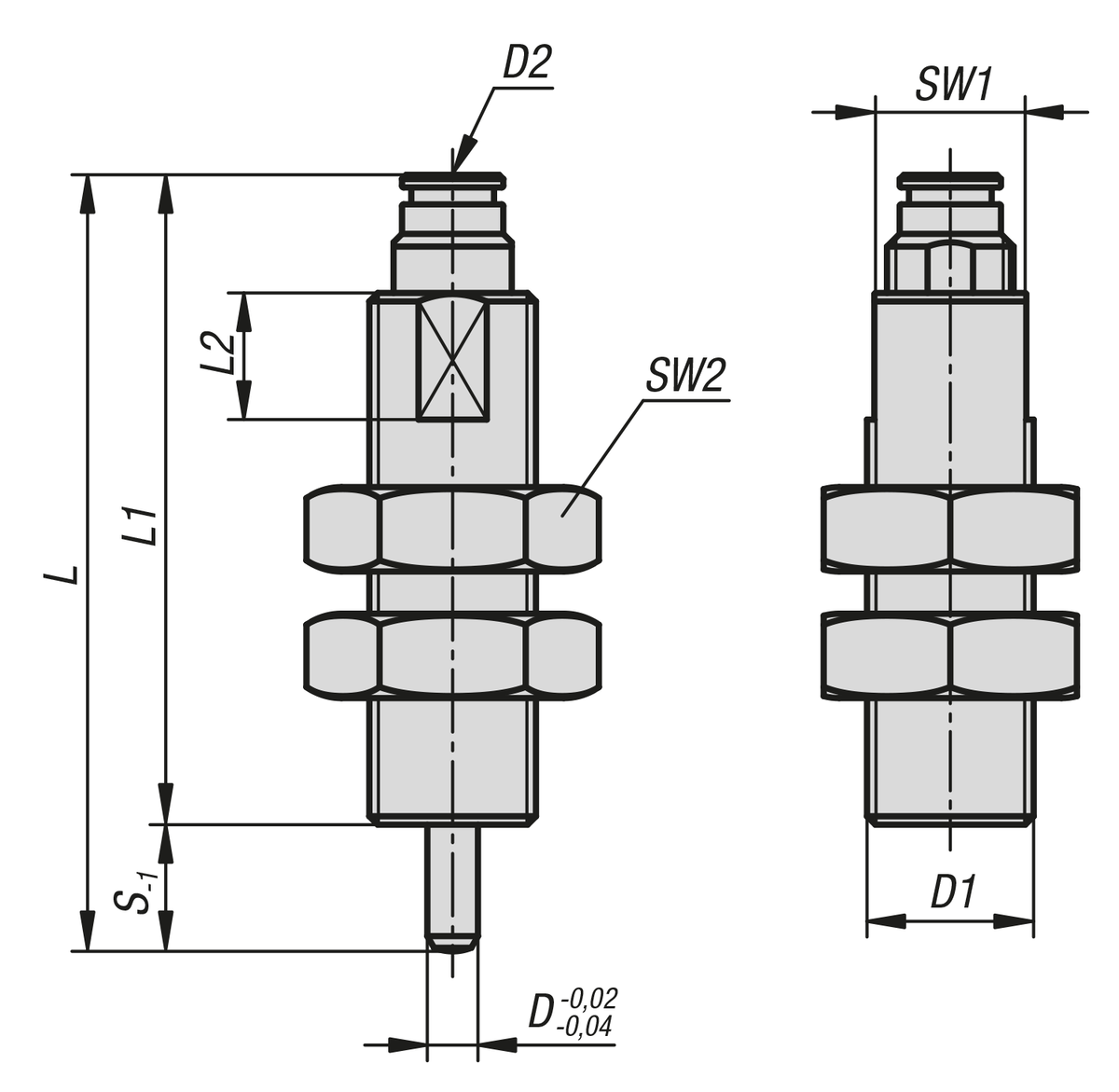 Doigts d'indexage pneumatique