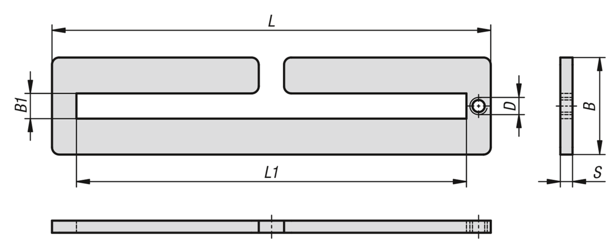 Plates steel, open