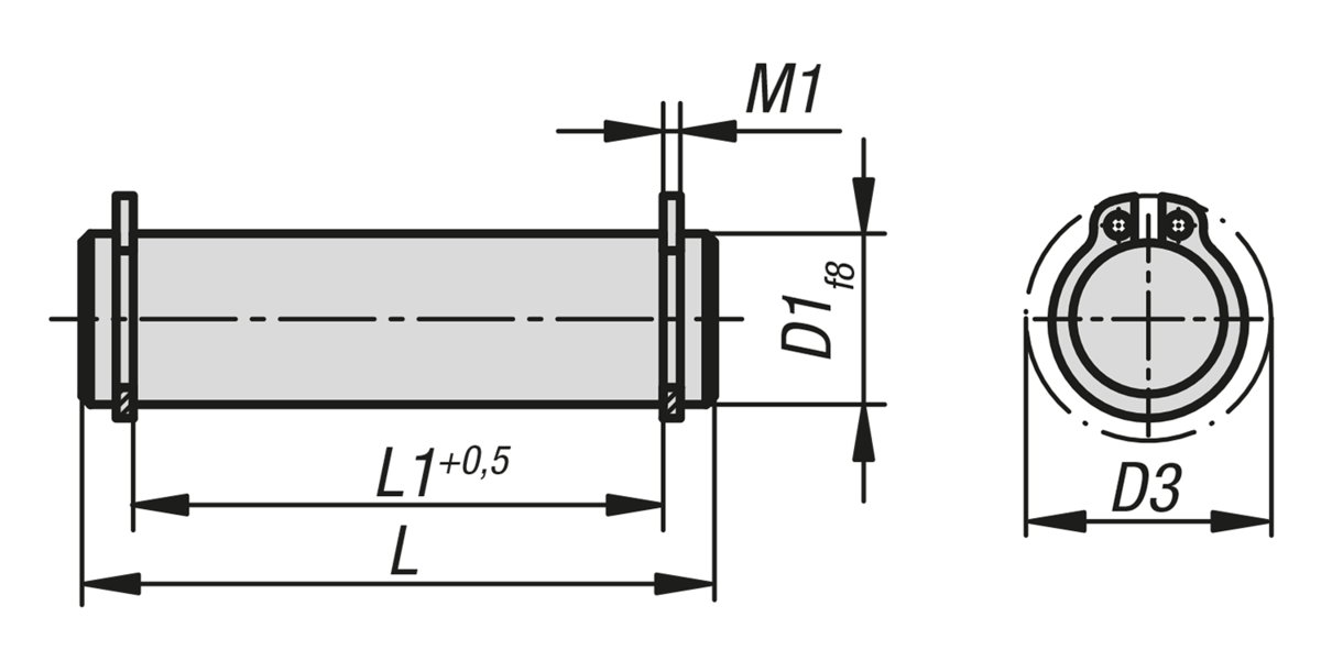 Hinge pins steel or stainless steel