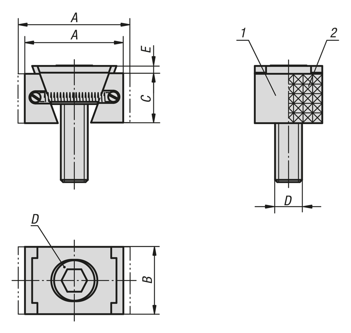 Wedge clamps jaw faces smooth or serrated