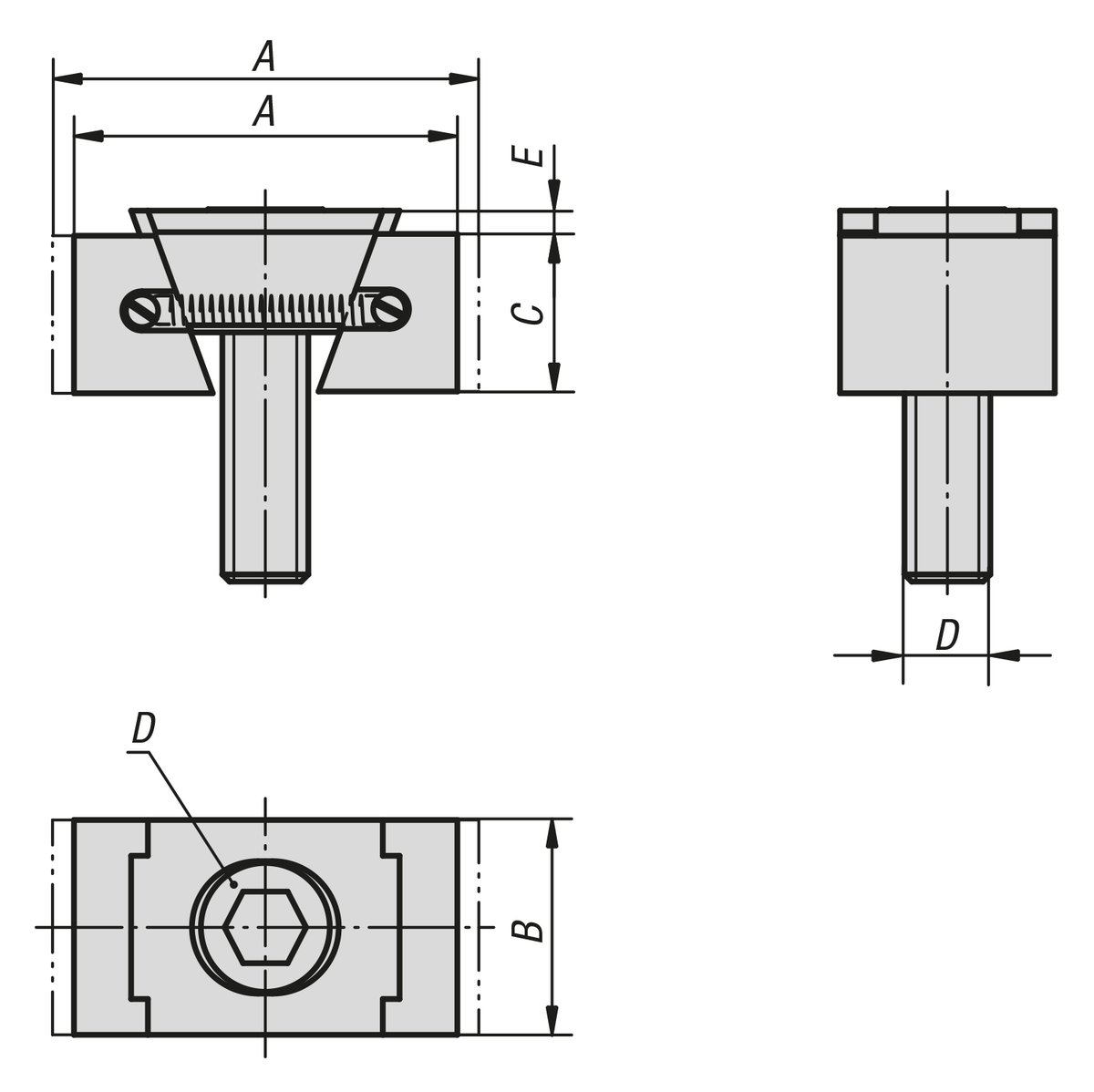 Wedge clamps machinable