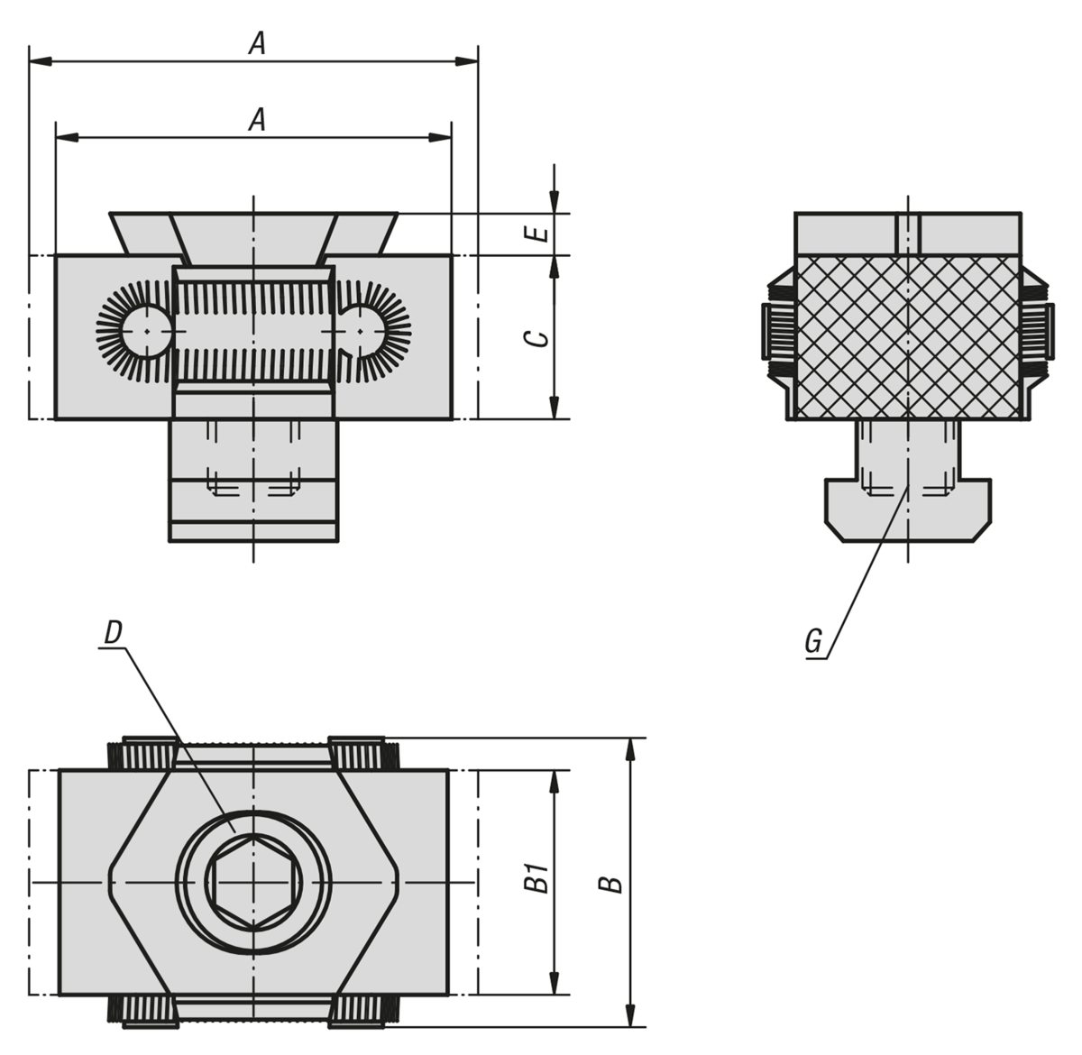 Wedge clamps machinable