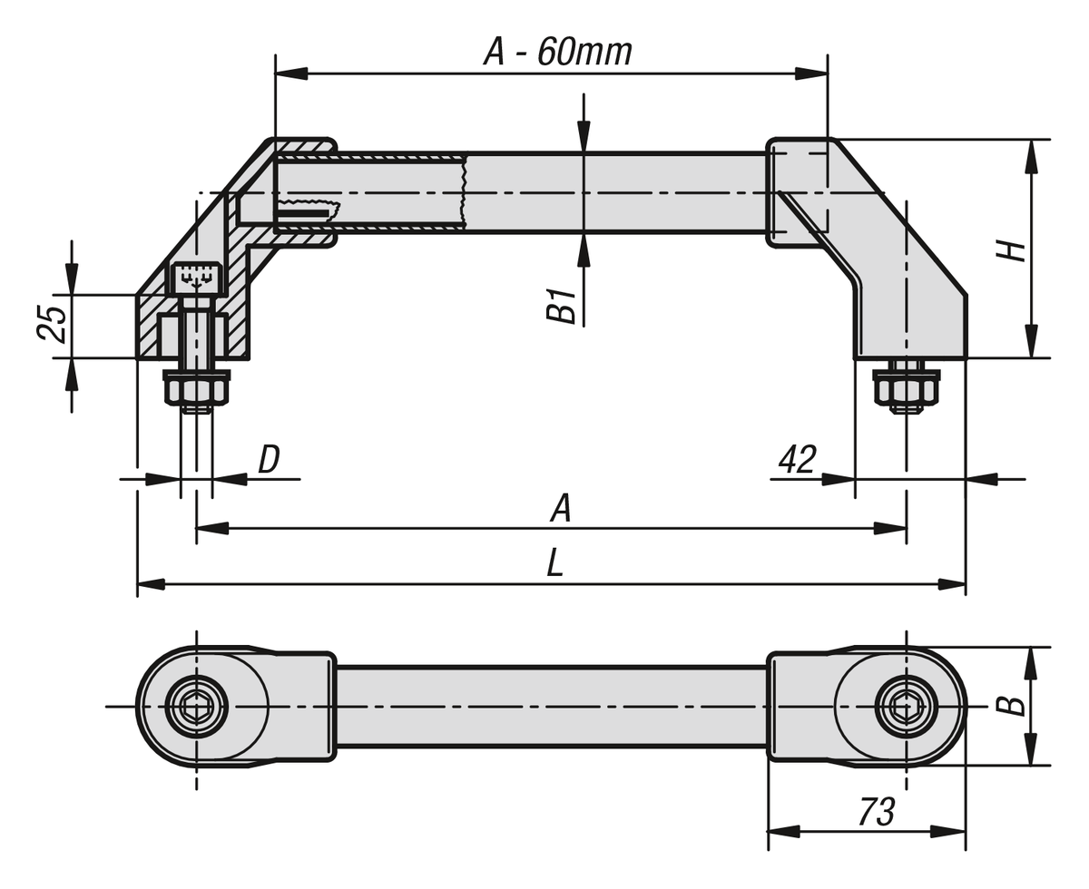 Tubular handles