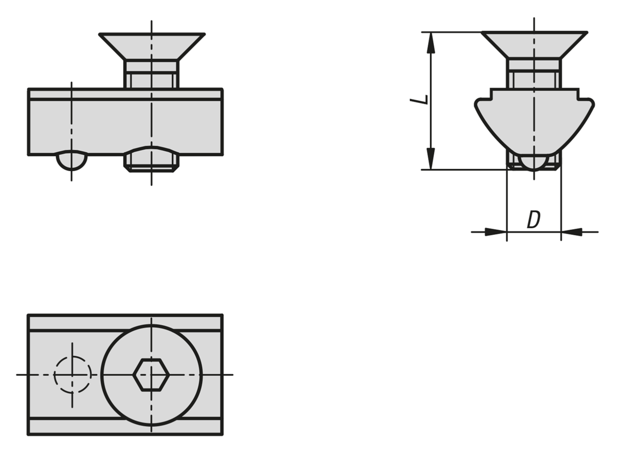 Fastening sets for straps and angles