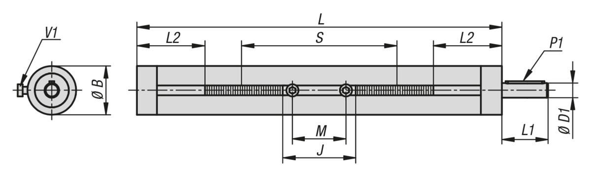 Linear actuators, stainless steel