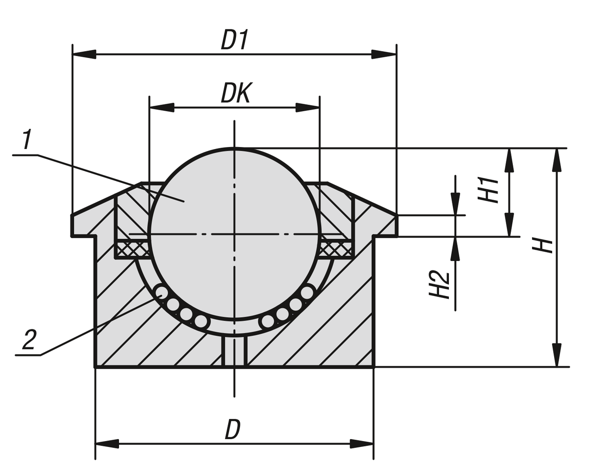 Ball transfer units heavy duty